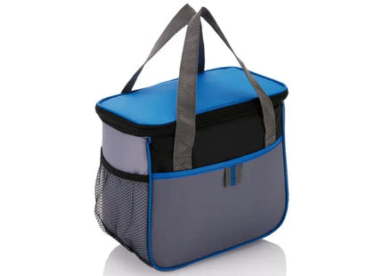 Blaue Basic Kühltasche mit Grau - Effizient & Stilvoll TK Gruppe® Grosshandel 