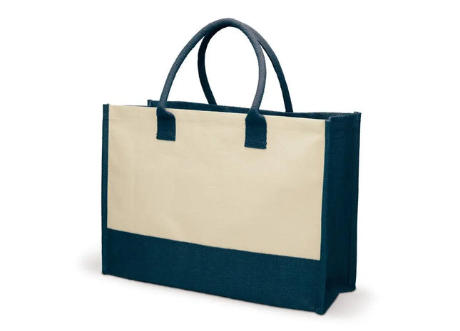 Blaue Einkaufstasche Juca - Robuste und stilvolle Tragetasche für den täglichen Gebrauch TK Gruppe® Grosshandel 