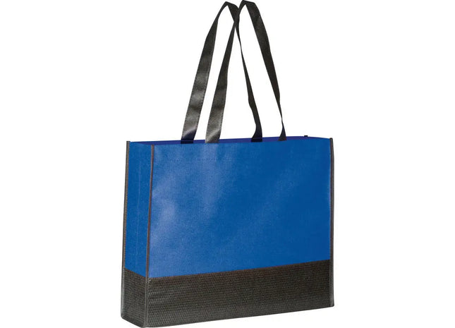 Blaue Non-Woven Tasche Zagreb - Robuste Einkaufstasche, Umweltfreundlich und Wiederverwendbar TK Gruppe® Grosshandel 