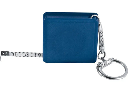 Blauer Aberdeen Bandmaß-Schlüsselanhänger - Kompakt & Präzise Messhilfe TK Gruppe® Grosshandel 