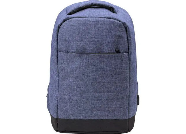 Blauer Cruz Rucksack mit Hochleistungs-Polyester und Diebstahlschutz TK Gruppe® Grosshandel 