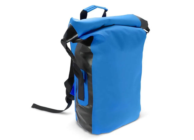 Blauer Rolltop-Rucksack 25L - Stilvoller und Funktioneller Begleiter für Alltag und Abenteuer TK Gruppe® Grosshandel 