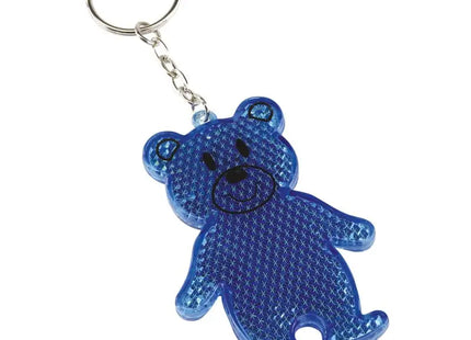 Blauer TEDDY Reflektierender Schlüsselanhänger – Sicher & Niedlich TK Gruppe® Grosshandel 