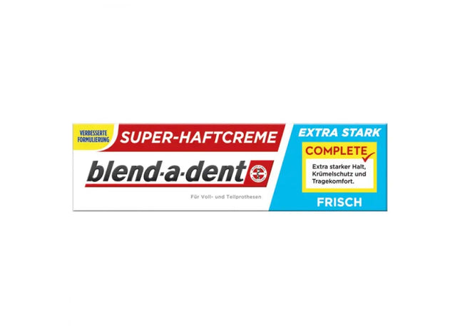 Blend-a-Dent Extra Stark Frische Haftcreme, 47g – Sicherer Halt & Frischer Atem TK Gruppe® Grosshandel 
