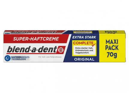 Blend-a-Dent Extra Stark Haftcreme 70g - Sicherer Halt für Zahnprothesen TK Gruppe® Grosshandel 