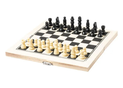 Blitz Schach-Set in Schwarz und Weiß - Modernes und schnelles Schachspiel TK Gruppe® Grosshandel 