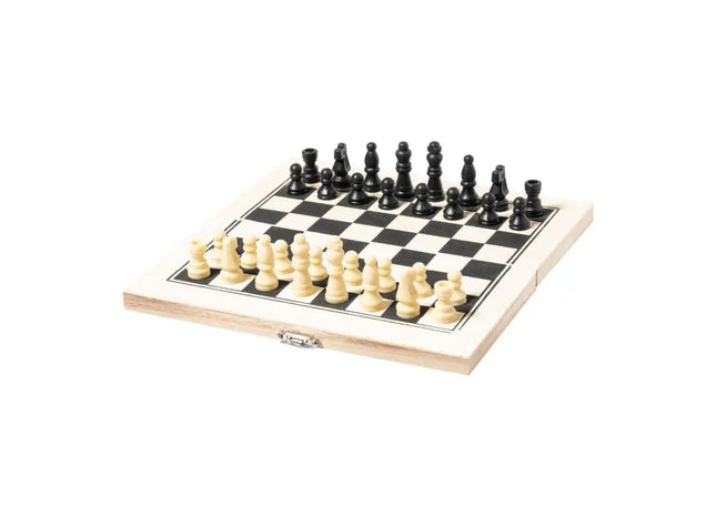 Blitz Schach-Set in Schwarz und Weiß - Modernes und schnelles Schachspiel TK Gruppe® Grosshandel 