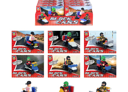 Blocks Auto-Baukasten Kit - 6Er Set, Verschiedene Modelle, Diy Montagespielzeug TK Gruppe® Grosshandel 