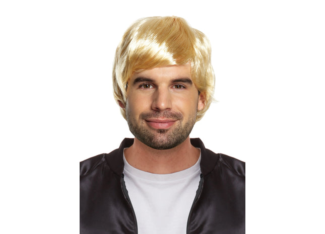 Blonde Jungenband Perücke, Hochwertige Kinderperücke, 85G TK Gruppe® Grosshandel 