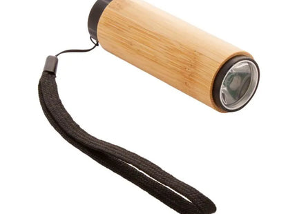 Bloomen Bambus-Taschenlampe - Natur, umweltfreundlich und stilvoll für vielseitige Anwendungen TK Gruppe® Grosshandel 