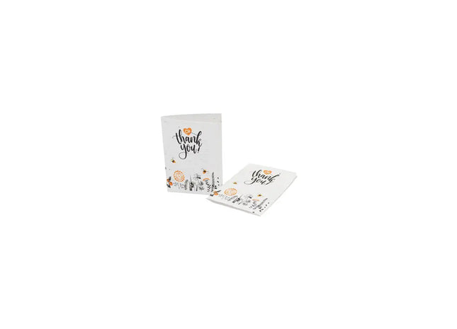 Blumenmischung Klappkarte aus Samenpapier DIN A6 – Grüße, die wachsen TK Gruppe® Grosshandel 