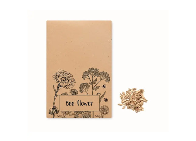 Blumenmischung 'SEEDLOPEBEE' - Bienenfreundliche Samen in Beige TK Gruppe® Grosshandel 