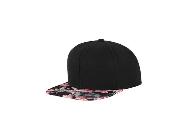Blumenmuster Snapback Cap - Trendige Kopfbedeckung, Verstellbar TK Gruppe® Grosshandel 