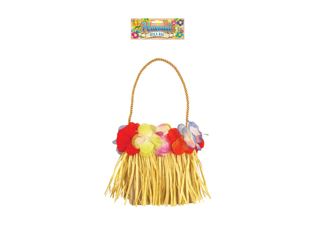 Blumentasche Hula, 13 x 15 cm - Farbenfrohe Handtasche mit Blumenmuster für Damen TK Gruppe® Grosshandel 