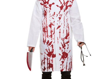 Blutiges Arztkostüm für Erwachsene - Perfekt für Halloween & Gruselpartys TK Gruppe® Grosshandel 