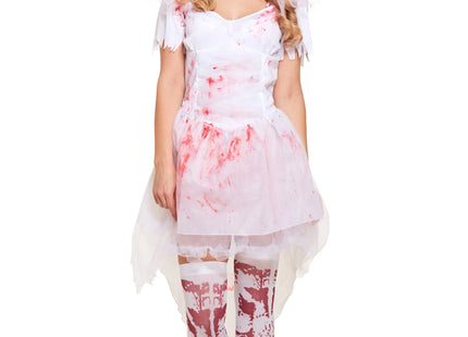 Blutiges Braut Kostüm für Erwachsene - Perfekt für Halloween & Mottopartys TK Gruppe® Grosshandel 