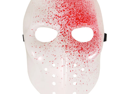 Blutiges Weißes Gesichtsmaske Für Erwachsene, Halloween Horror TK Gruppe® Grosshandel 