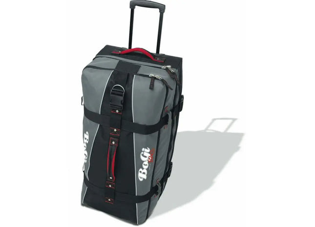 BoGi XL Trolley-Reisetasche, Grau-Schwarz, Geräumig und Stilvoll für Langstreckenreisen TK Gruppe® Grosshandel 