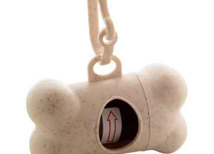 Bocin Hundekotbeutelspender - Beige, Praktischer Kotbeutelhalter, Strapazierfähiges Haustierzubehör TK Gruppe® Grosshandel 