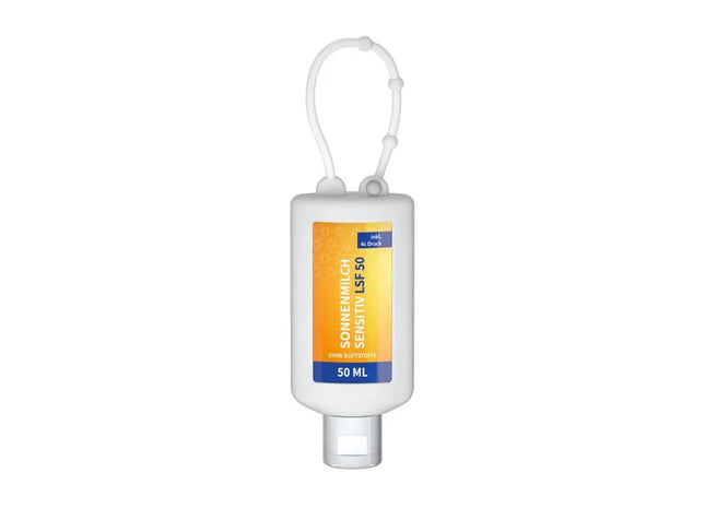 Body Label Sanfte Sonnencreme, 50ml, LSF 50, Kühleffekt, Frost-Blau TK Gruppe® Grosshandel 