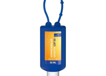 Body Label Sensitive Sonnencreme, 50 ml, LSF 50, Hautschutz, Blau TK Gruppe® Grosshandel 