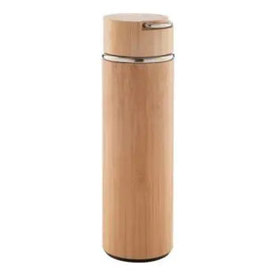 Bomboo Natur-Design Thermoflasche 450ml – Öko-Freundlich TK Gruppe® Grosshandel 