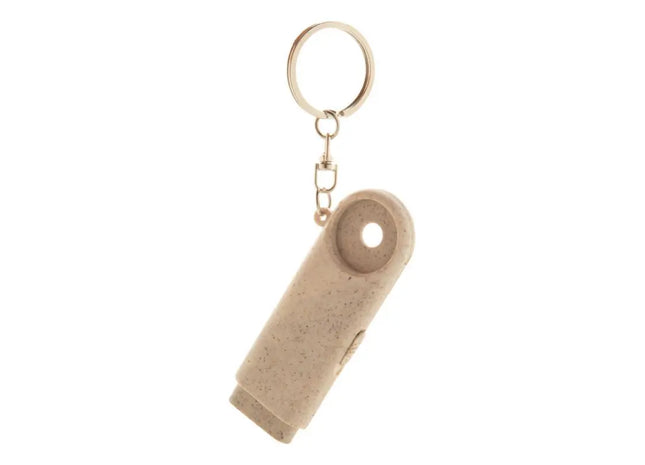 Bopor Schlüsselanhänger mit Einkaufswagenlöser - Naturfarben, Ökologisch TK Gruppe® Grosshandel 