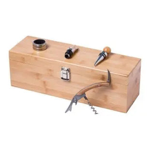 Boriax Natur Wein-Accessoire-Set - Ökologisches Design für Weinkenner TK Gruppe® Grosshandel 