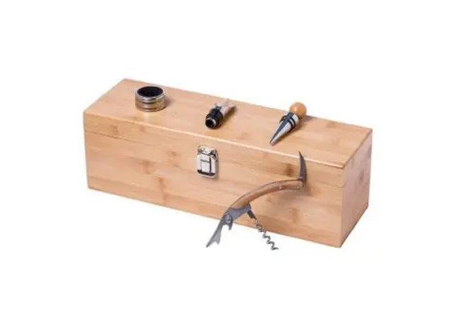 Boriax Natur Wein-Accessoire-Set - Ökologisches Design für Weinkenner TK Gruppe® Grosshandel 