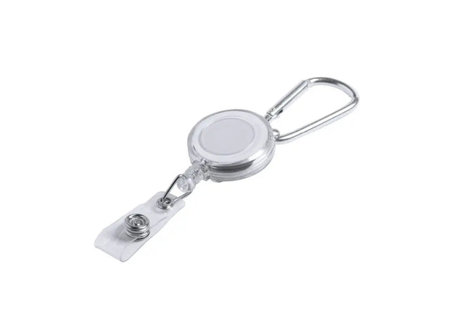 Bosur Kartenhalter in Weiß-Silber: Stilvoller und sicherer Ausweis-Träger TK Gruppe® Grosshandel 