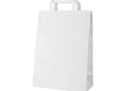 Boutique Papier-Einkaufstasche - Weiß Elegante und robuste Tragetasche TK Gruppe® Grosshandel 