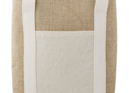 Braune Jute-Kühltasche Raveena: Nachhaltiges Kühlzubehör für Ausflüge und Picknicks TK Gruppe® Grosshandel 