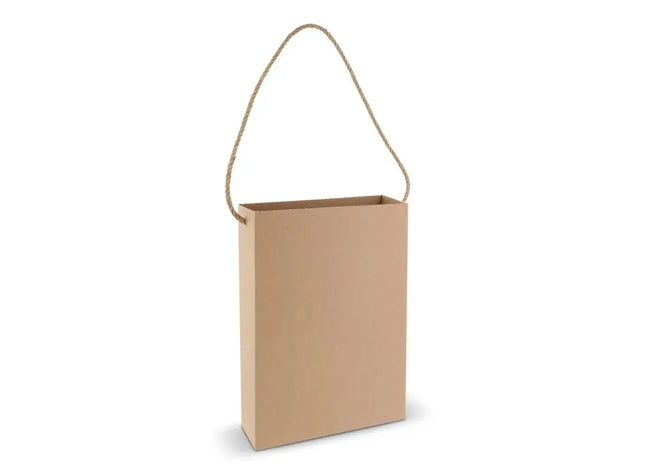 Braune Kartontasche 24x8x32cm – Stabil, umweltfreundlich, vielseitig, nachhaltig TK Gruppe® Grosshandel 