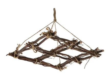 Brauner Wandhänger aus Zweigen, Dekorativ, 40x40 cm TK Gruppe® Grosshandel 