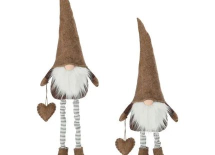 Brauner Wichtel Udo mit Teleskopbeinen, höhenverstellbar bis 80cm TK Gruppe® Grosshandel 