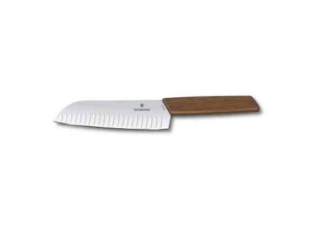 Braunes Santokumesser 17cm - Asiatische Präzision für Ihre Küche TK Gruppe® Grosshandel 