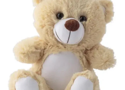 Braunes rPET Plüschtier Bär Samuel: Nachhaltiges Kuscheltier aus recycelten Materialien für umweltbewusste Kinder TK Gruppe® Grosshandel 