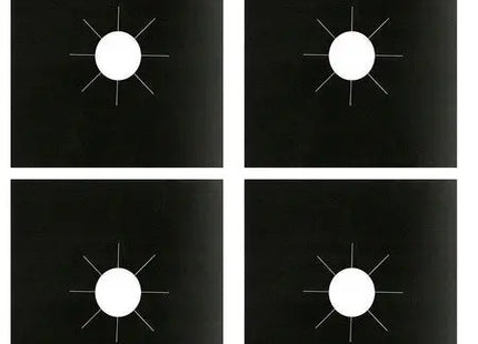 Brennerschutzmatte für gasherde 4er set matten