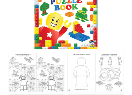 Brickz Puzzlebuch, 10,5 x 14,5 cm, 16 Seiten – Lustiges Denkspiel für kreative Köpfe TK Gruppe® Grosshandel 