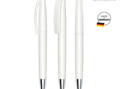 Bridge Polished MT Drehkugelschreiber in Weiß - Elegant & Funktional TK Gruppe® Grosshandel 