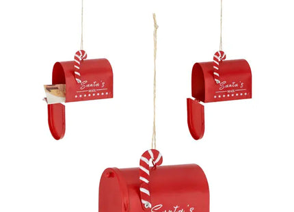 Briefkasten für Weihnachtspost, Festlicher Kartenhalter, 7 cm Hoch TK Gruppe® Grosshandel 