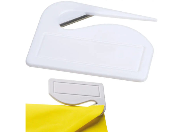 Briefschlitzgerät mit Metallklinge in Weiß - Stilvolles Büroaccessoire TK Gruppe® Grosshandel 