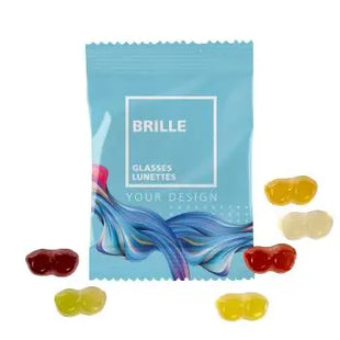 Brillenförmige Fruchtgummi 10g Tüten - Spaßiger Naschspaß TK Gruppe® Grosshandel 