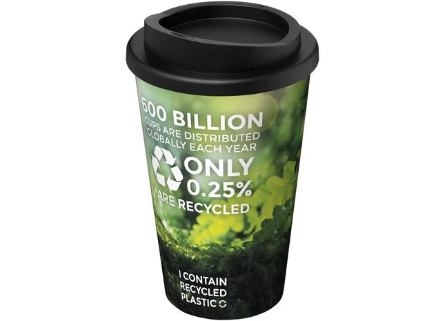Brite-Americano 350 ml Isolierbecher - Schwarz - Doppelwandiger Thermobecher - Stilvoll und Robust TK Gruppe® Grosshandel 