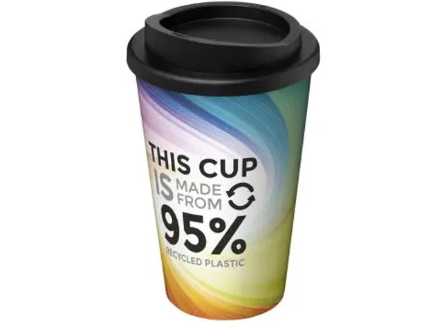 Brite-Americano 350ml Eco Isolierbecher, Schwarz-Weiß TK Gruppe® Grosshandel 