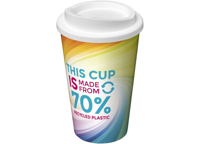 Brite-Americano Eco 350 ml Isolierbecher in Weiß – Nachhaltig & Praktisch TK Gruppe® Grosshandel 