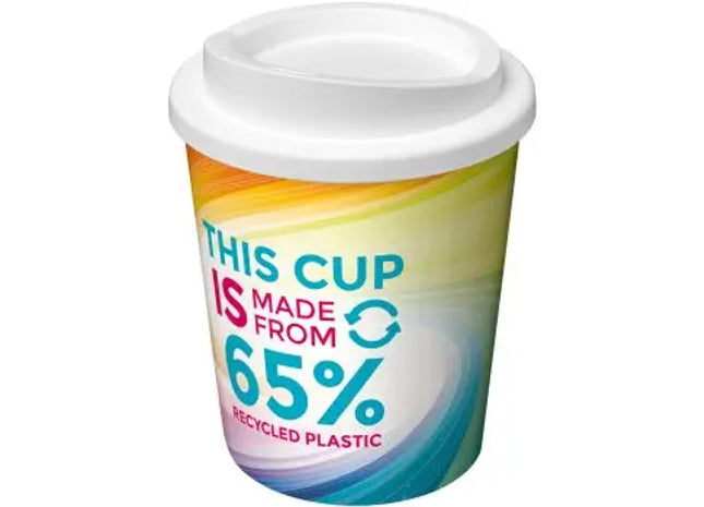 Brite-Americano Eco Isolierbecher 250 ml - Reinweiß - Umweltfreundlicher Trinkbecher TK Gruppe® Grosshandel 
