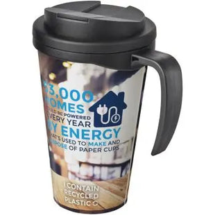 Brite-Americano Grande 350ml - Glänzend Schwarz, Auslaufsicher TK Gruppe® Grosshandel 