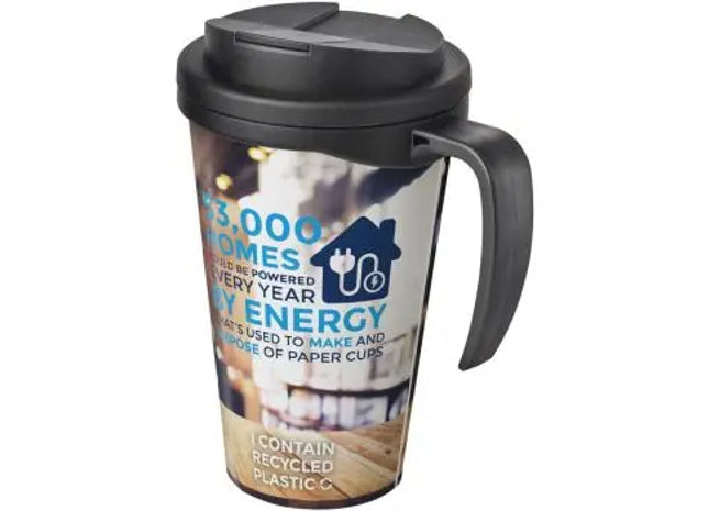 Brite-Americano Grande 350ml - Glänzend Schwarz, Auslaufsicher TK Gruppe® Grosshandel 