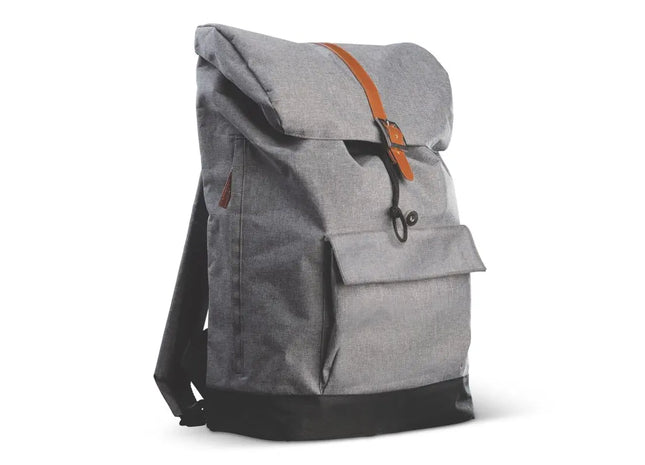 Brixton 16L Rucksack aus 300D Polyester in Grau-Schwarz – Stilvoll und Praktisch TK Gruppe® Grosshandel 